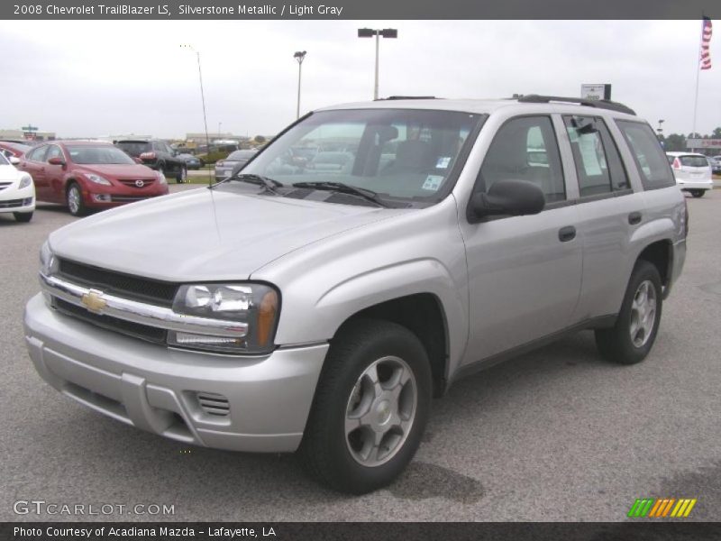 Silverstone Metallic / Light Gray 2008 Chevrolet TrailBlazer LS