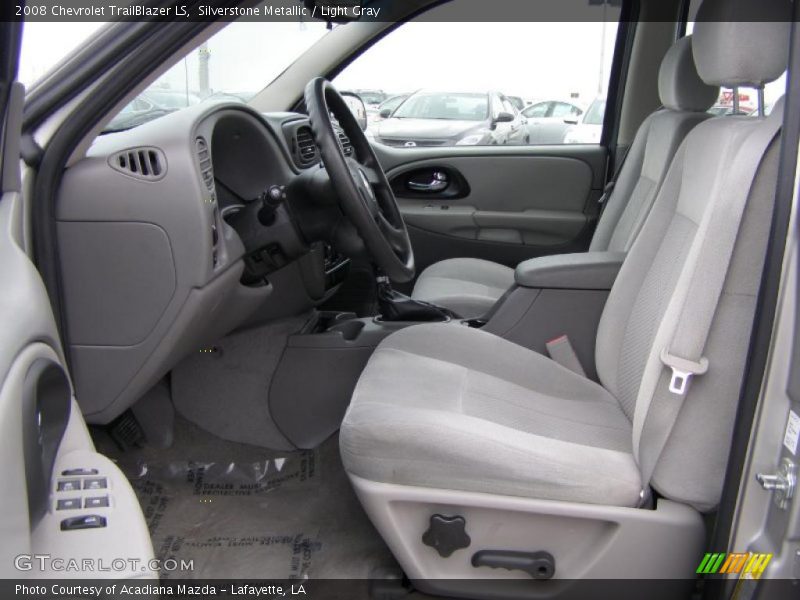 Silverstone Metallic / Light Gray 2008 Chevrolet TrailBlazer LS