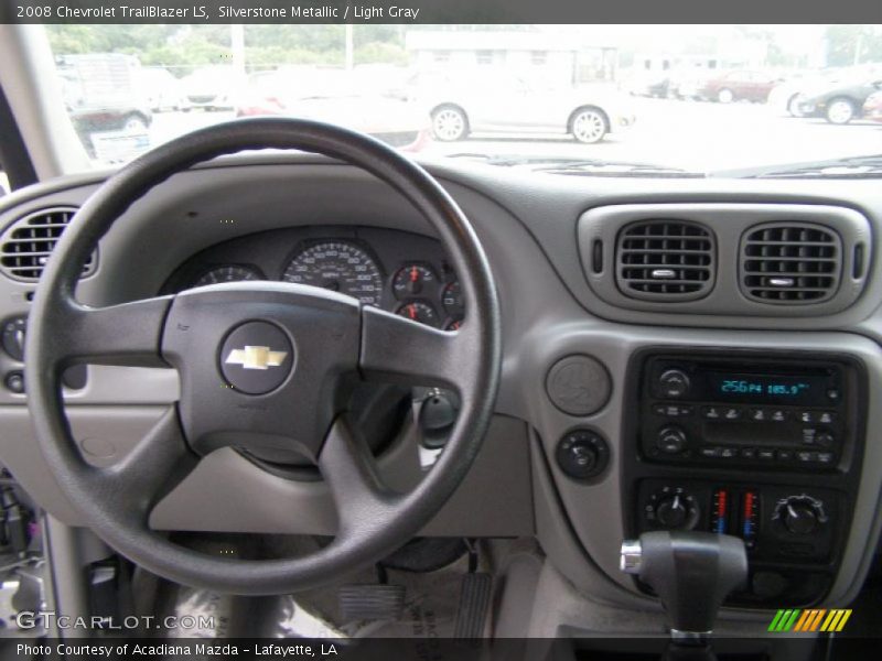 Silverstone Metallic / Light Gray 2008 Chevrolet TrailBlazer LS