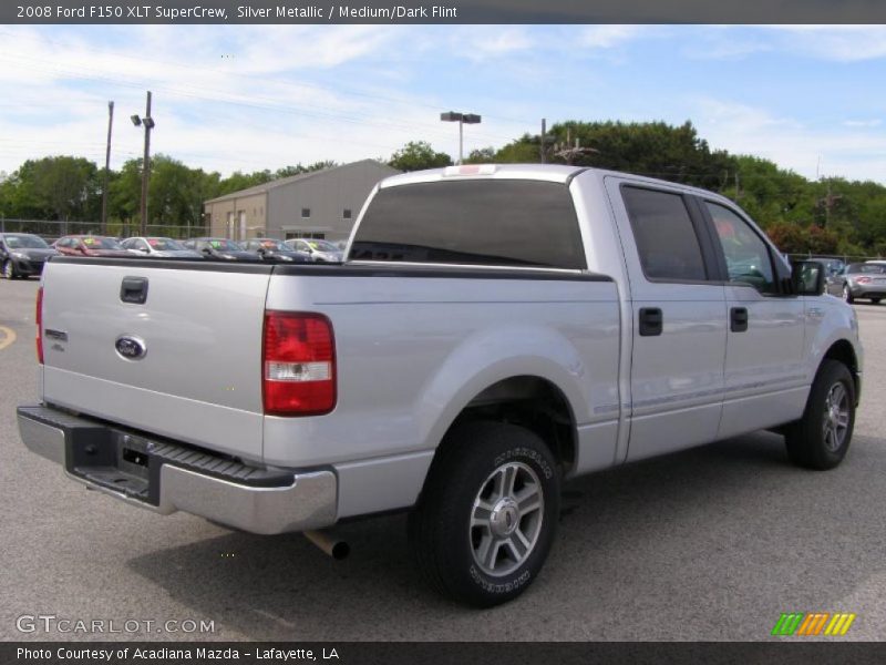 Silver Metallic / Medium/Dark Flint 2008 Ford F150 XLT SuperCrew