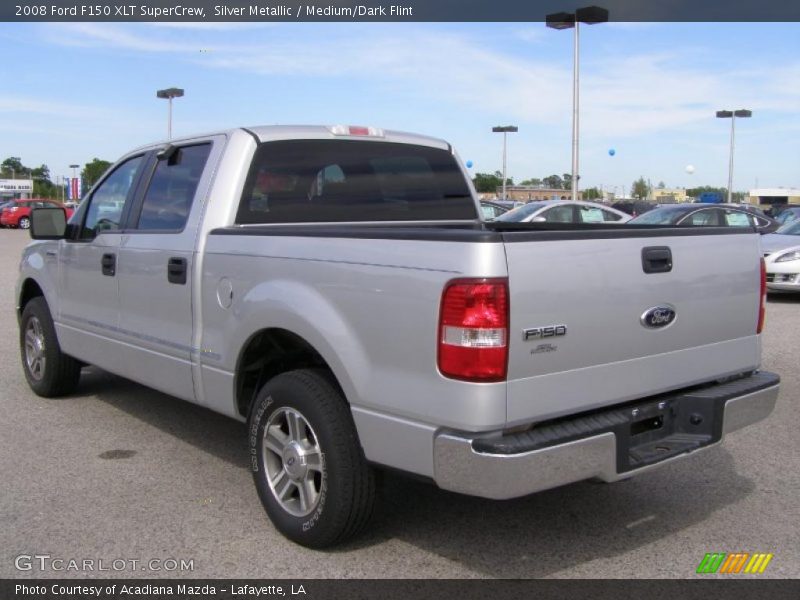 Silver Metallic / Medium/Dark Flint 2008 Ford F150 XLT SuperCrew