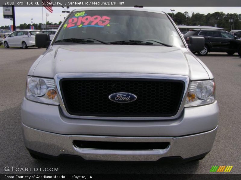 Silver Metallic / Medium/Dark Flint 2008 Ford F150 XLT SuperCrew