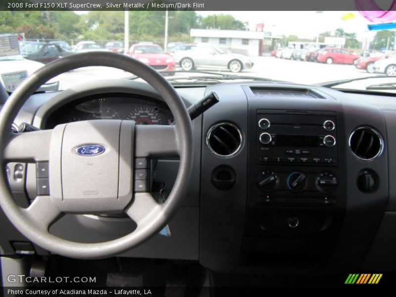 Silver Metallic / Medium/Dark Flint 2008 Ford F150 XLT SuperCrew