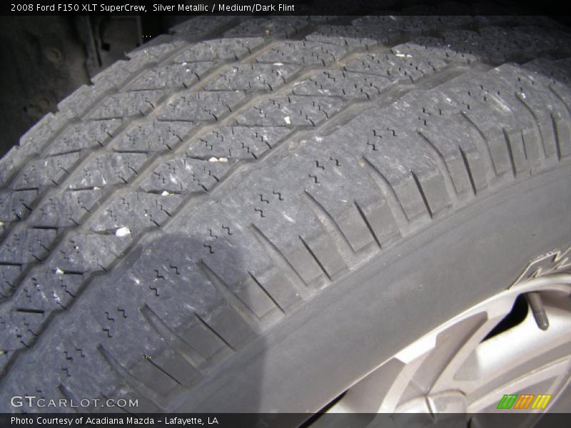 Silver Metallic / Medium/Dark Flint 2008 Ford F150 XLT SuperCrew