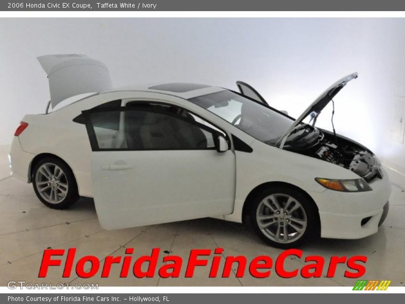 Taffeta White / Ivory 2006 Honda Civic EX Coupe