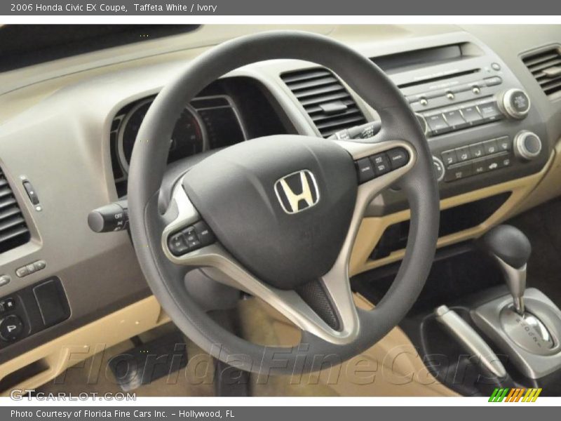 Taffeta White / Ivory 2006 Honda Civic EX Coupe