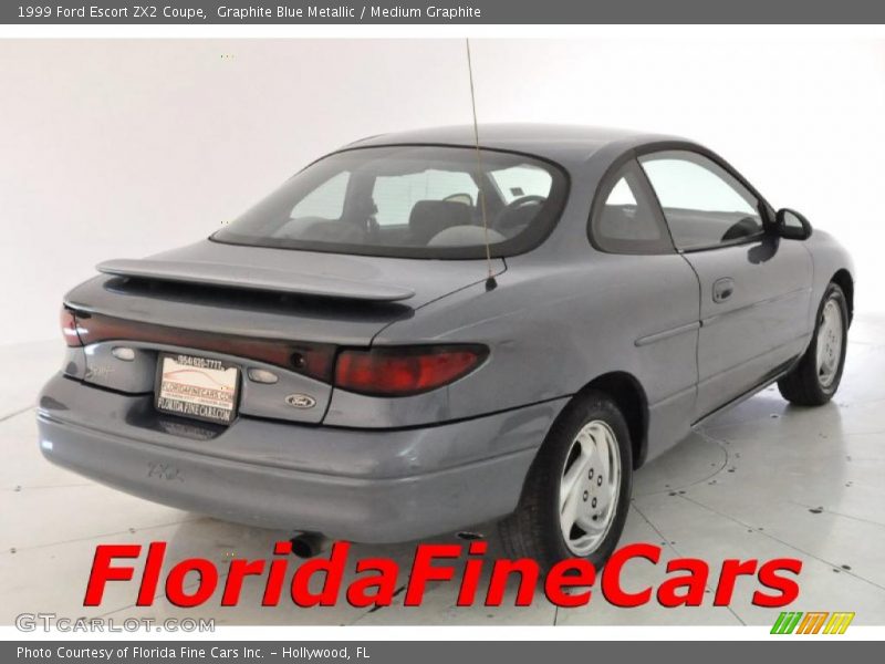 Graphite Blue Metallic / Medium Graphite 1999 Ford Escort ZX2 Coupe