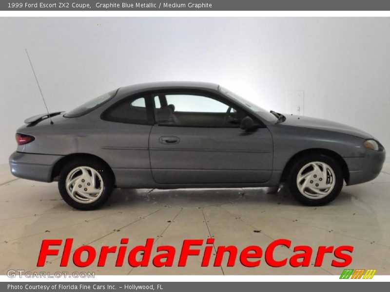 Graphite Blue Metallic / Medium Graphite 1999 Ford Escort ZX2 Coupe
