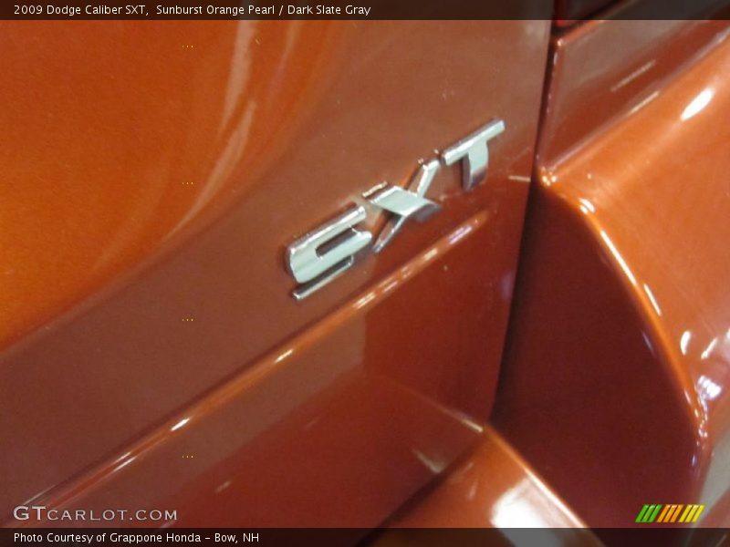 Sunburst Orange Pearl / Dark Slate Gray 2009 Dodge Caliber SXT