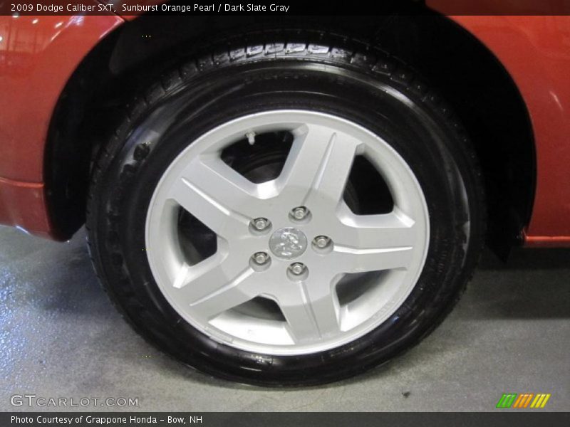 Sunburst Orange Pearl / Dark Slate Gray 2009 Dodge Caliber SXT