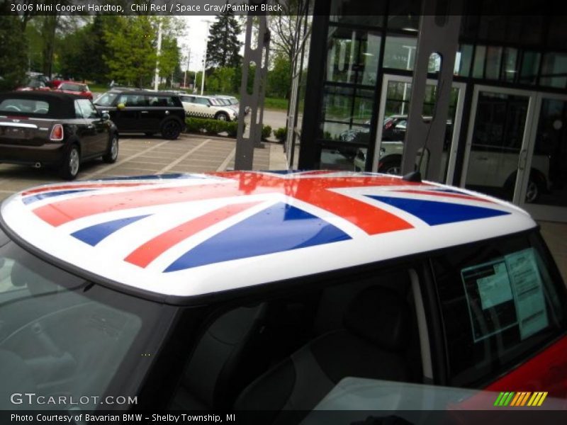 Chili Red / Space Gray/Panther Black 2006 Mini Cooper Hardtop