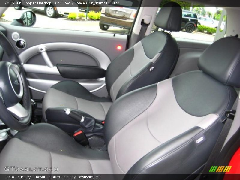 Chili Red / Space Gray/Panther Black 2006 Mini Cooper Hardtop