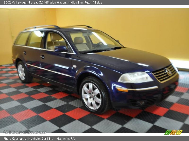 Indigo Blue Pearl / Beige 2002 Volkswagen Passat GLX 4Motion Wagon