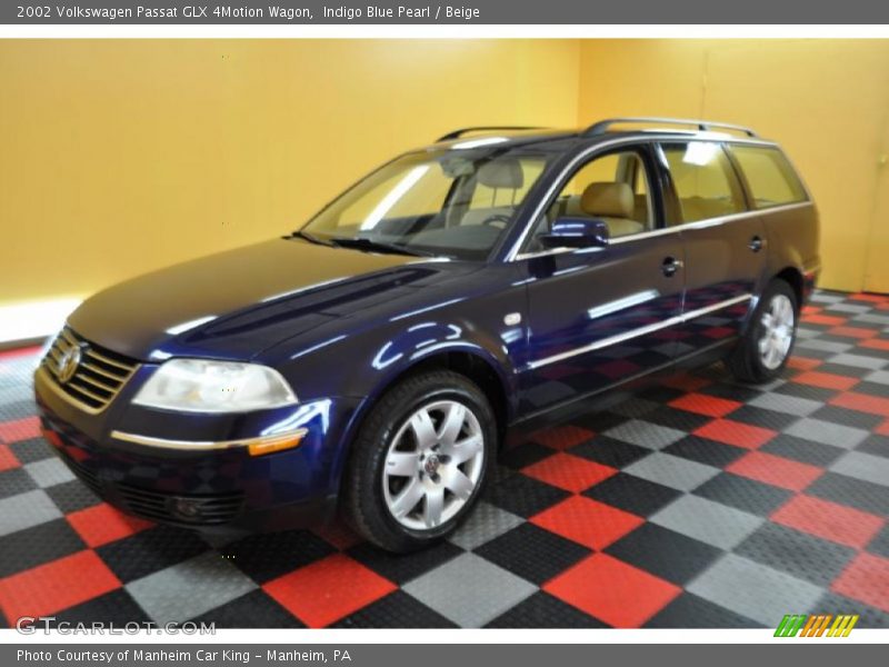 Indigo Blue Pearl / Beige 2002 Volkswagen Passat GLX 4Motion Wagon