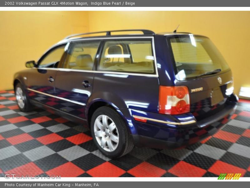 Indigo Blue Pearl / Beige 2002 Volkswagen Passat GLX 4Motion Wagon