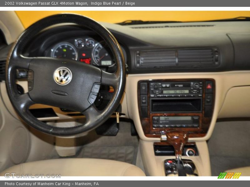 Indigo Blue Pearl / Beige 2002 Volkswagen Passat GLX 4Motion Wagon