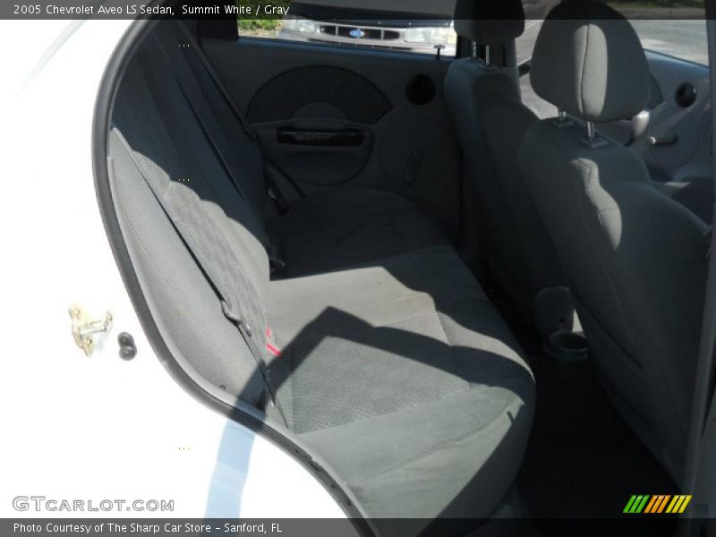 Summit White / Gray 2005 Chevrolet Aveo LS Sedan