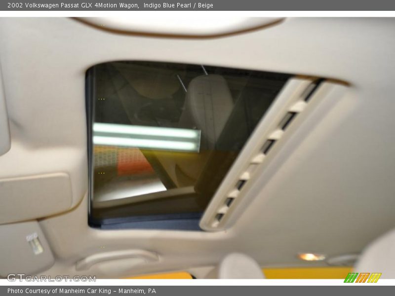 Indigo Blue Pearl / Beige 2002 Volkswagen Passat GLX 4Motion Wagon