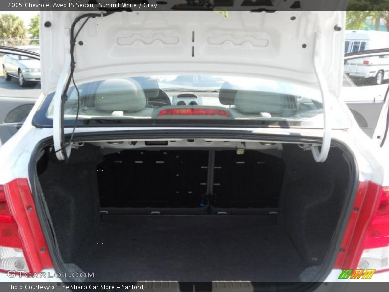 Summit White / Gray 2005 Chevrolet Aveo LS Sedan