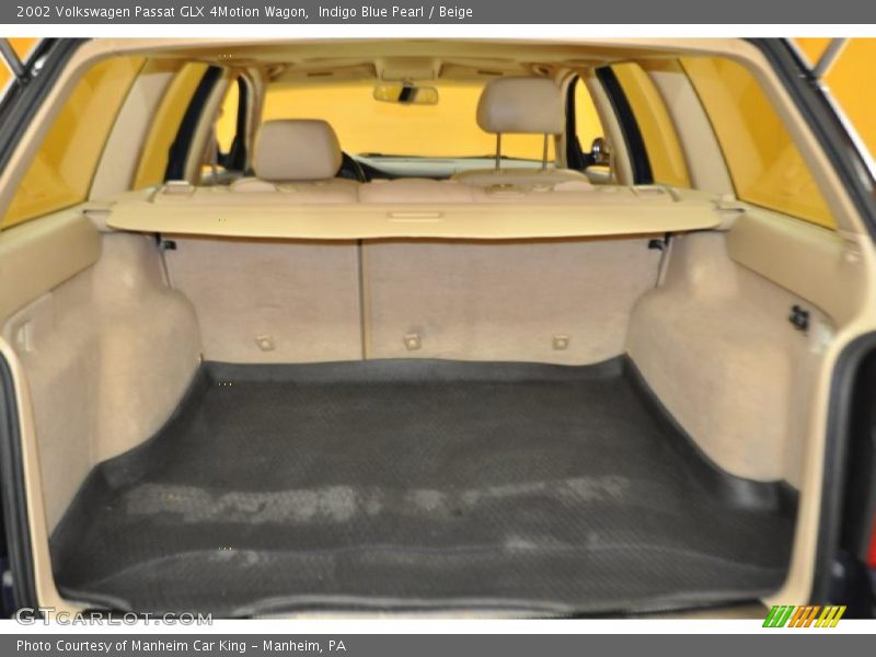 Indigo Blue Pearl / Beige 2002 Volkswagen Passat GLX 4Motion Wagon