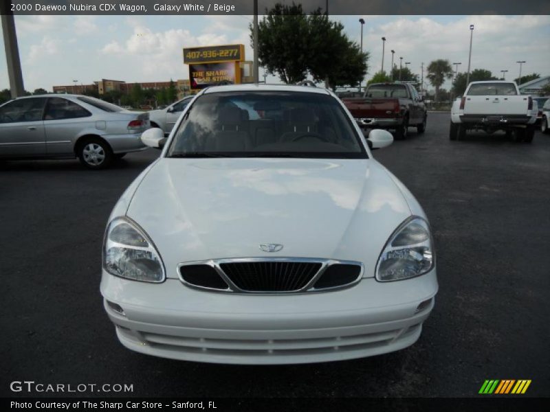 Galaxy White / Beige 2000 Daewoo Nubira CDX Wagon