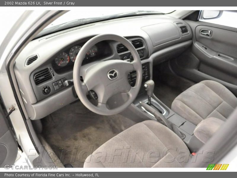 Silver Frost / Gray 2002 Mazda 626 LX