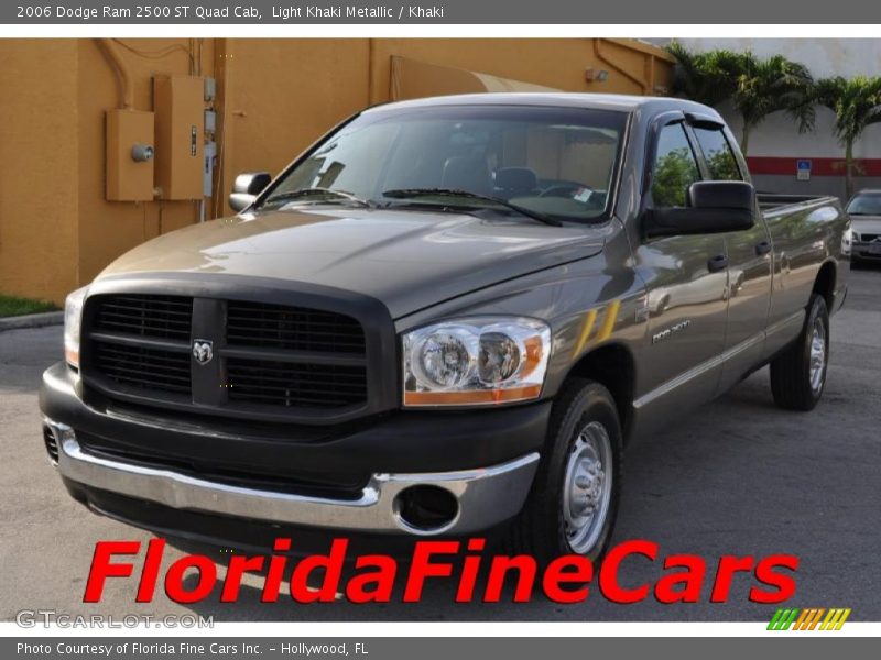 Light Khaki Metallic / Khaki 2006 Dodge Ram 2500 ST Quad Cab