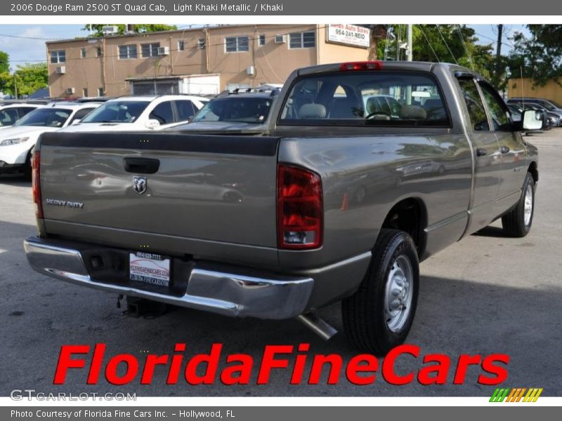 Light Khaki Metallic / Khaki 2006 Dodge Ram 2500 ST Quad Cab