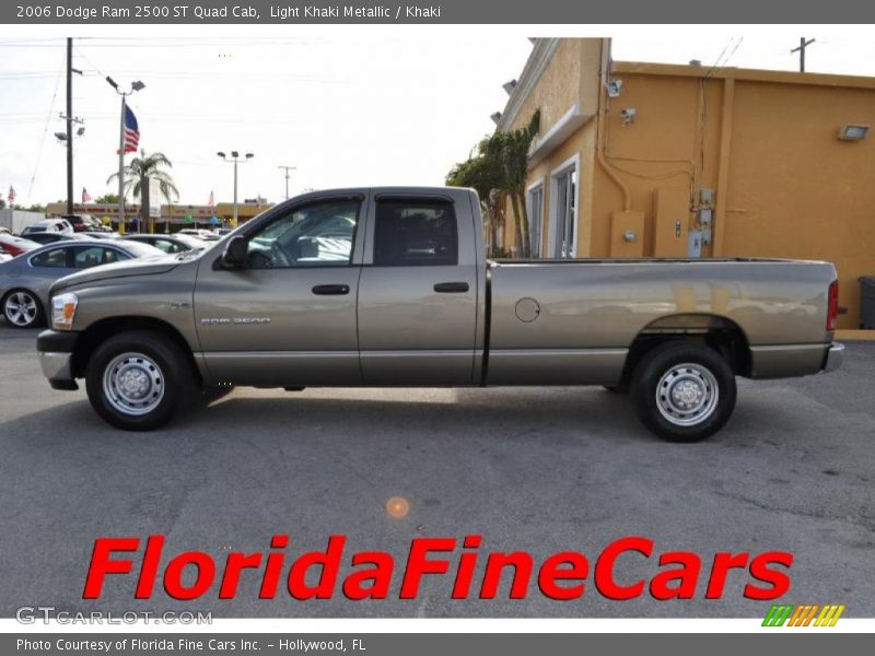 Light Khaki Metallic / Khaki 2006 Dodge Ram 2500 ST Quad Cab