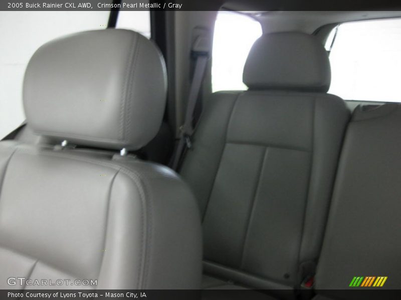 Crimson Pearl Metallic / Gray 2005 Buick Rainier CXL AWD