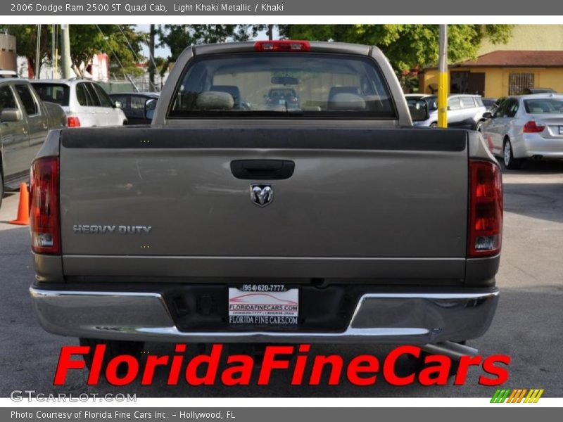 Light Khaki Metallic / Khaki 2006 Dodge Ram 2500 ST Quad Cab