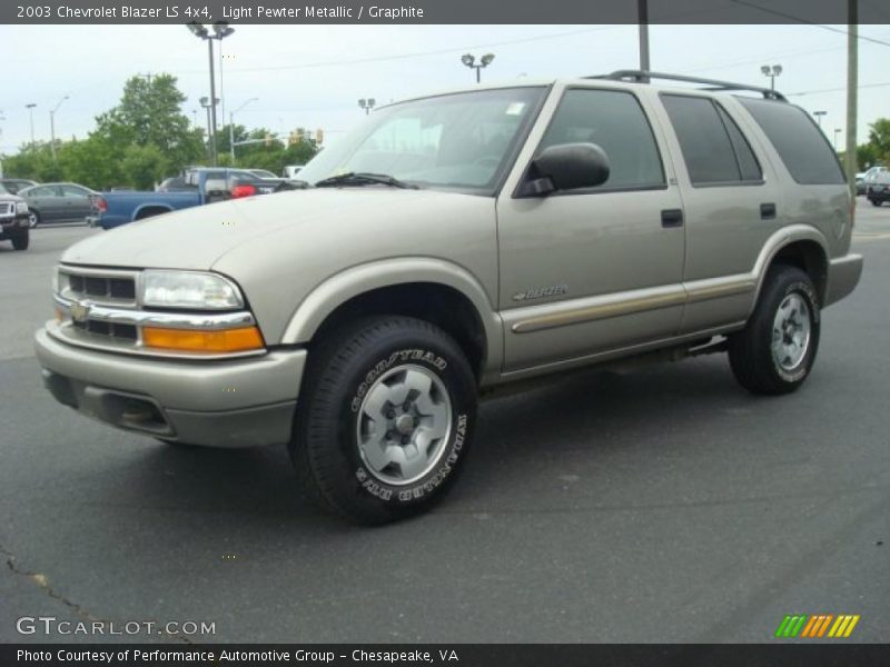 Light Pewter Metallic / Graphite 2003 Chevrolet Blazer LS 4x4