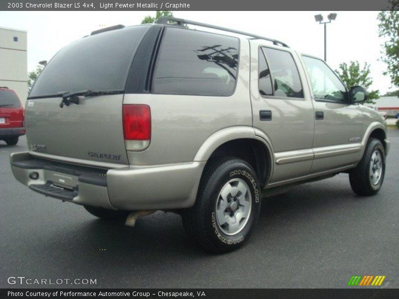 Light Pewter Metallic / Graphite 2003 Chevrolet Blazer LS 4x4