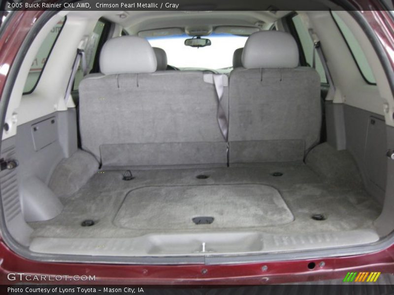 Crimson Pearl Metallic / Gray 2005 Buick Rainier CXL AWD