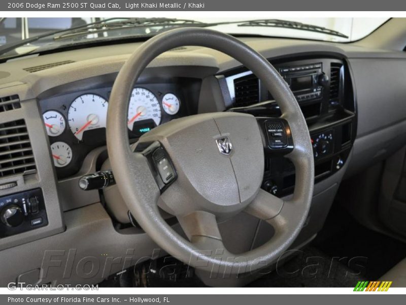 Light Khaki Metallic / Khaki 2006 Dodge Ram 2500 ST Quad Cab