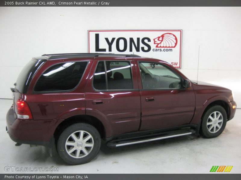 Crimson Pearl Metallic / Gray 2005 Buick Rainier CXL AWD