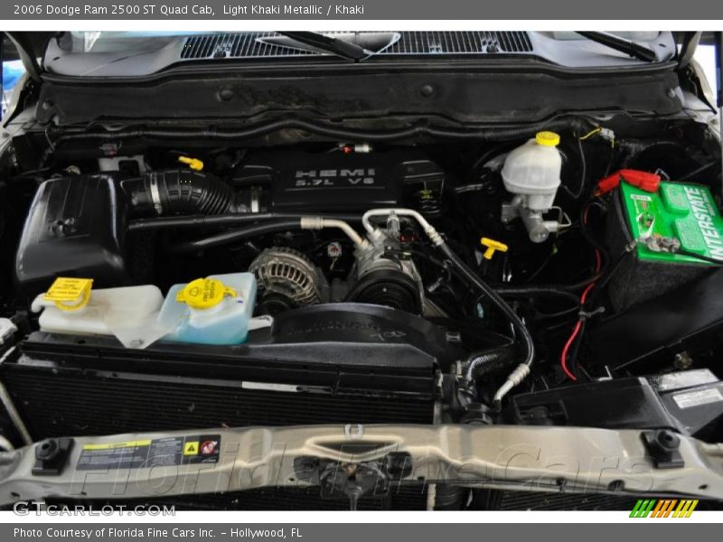 Light Khaki Metallic / Khaki 2006 Dodge Ram 2500 ST Quad Cab