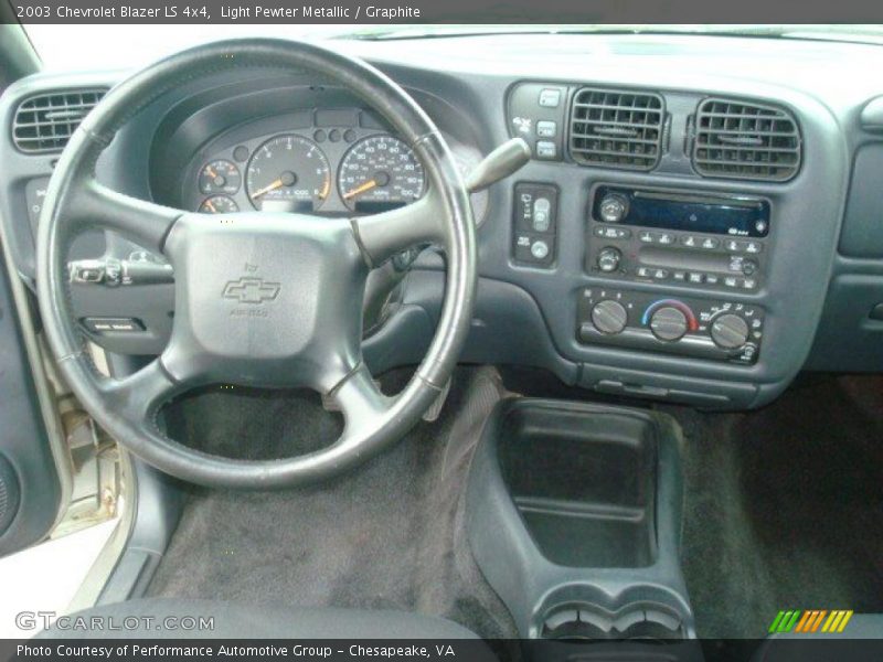 Light Pewter Metallic / Graphite 2003 Chevrolet Blazer LS 4x4