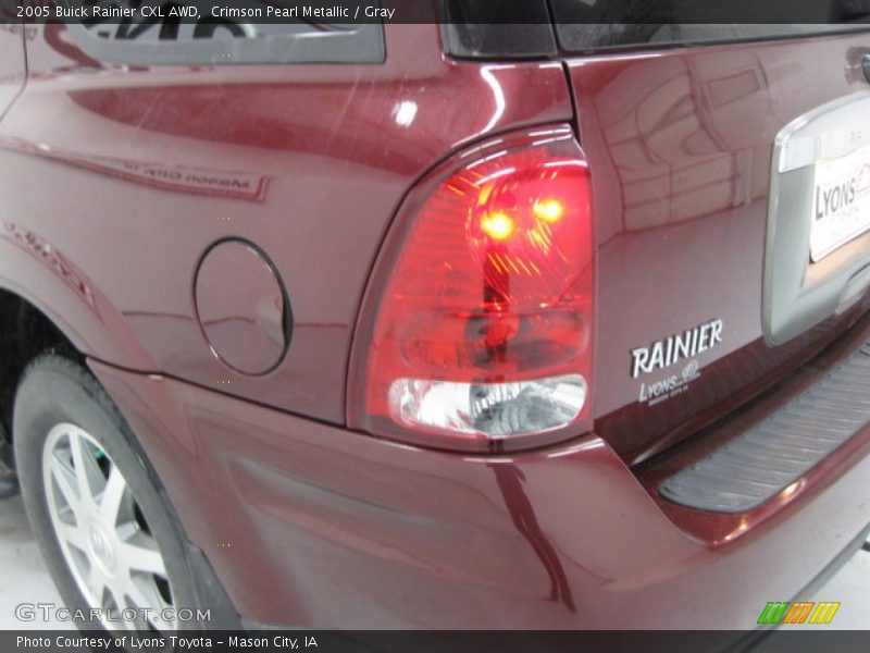 Crimson Pearl Metallic / Gray 2005 Buick Rainier CXL AWD