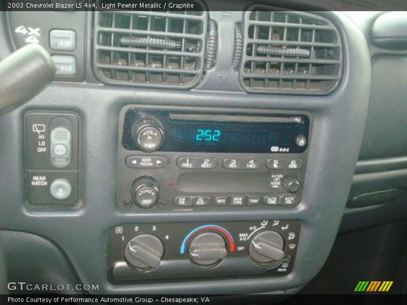 Light Pewter Metallic / Graphite 2003 Chevrolet Blazer LS 4x4