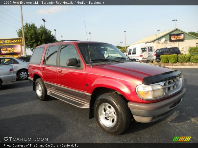 Toreador Red Metallic / Medium Parchment 1997 Ford Explorer XLT
