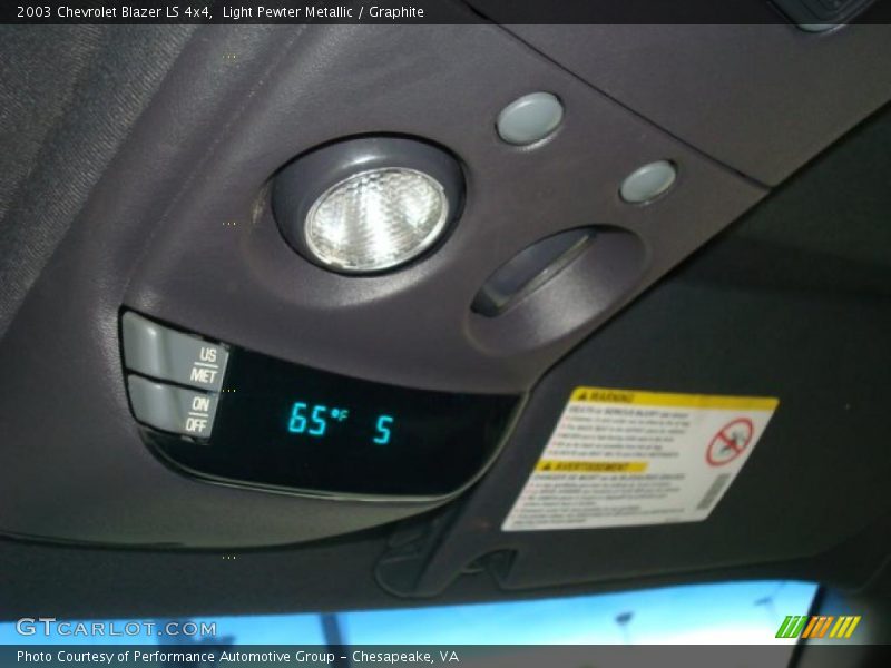 Light Pewter Metallic / Graphite 2003 Chevrolet Blazer LS 4x4