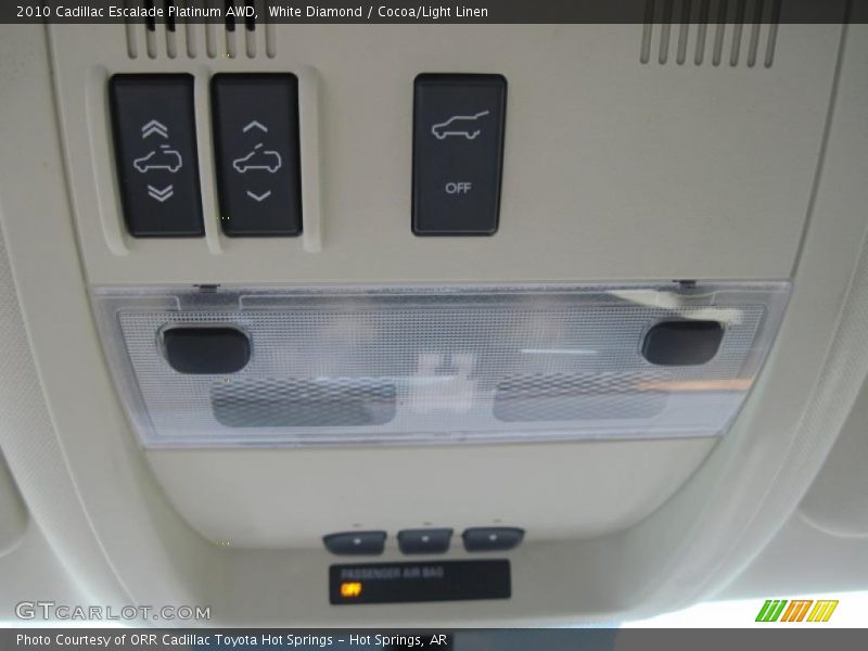 White Diamond / Cocoa/Light Linen 2010 Cadillac Escalade Platinum AWD