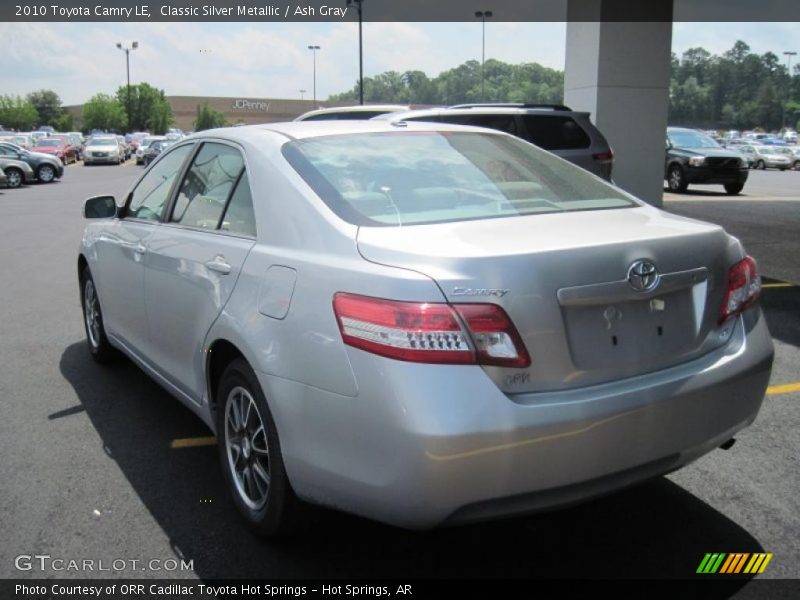 Classic Silver Metallic / Ash Gray 2010 Toyota Camry LE