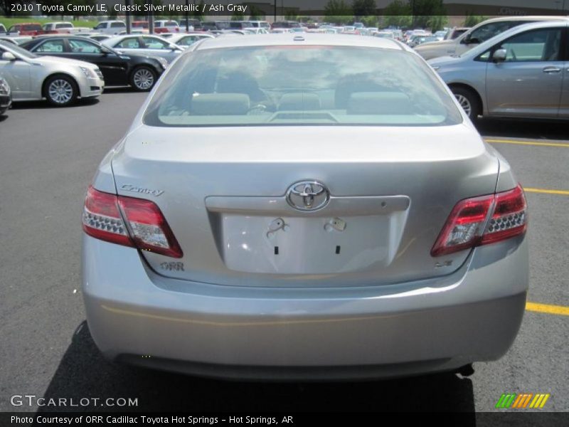 Classic Silver Metallic / Ash Gray 2010 Toyota Camry LE