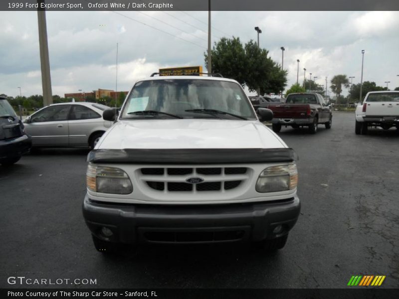 Oxford White / Dark Graphite 1999 Ford Explorer Sport