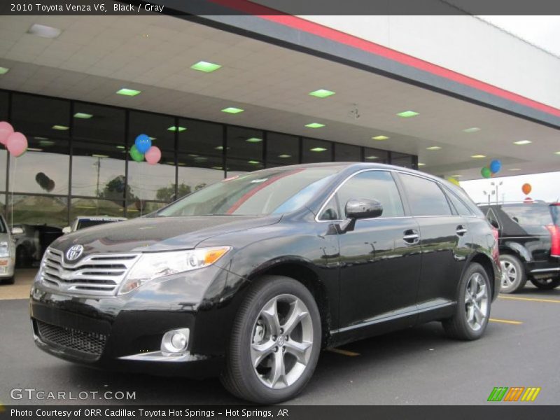 Black / Gray 2010 Toyota Venza V6