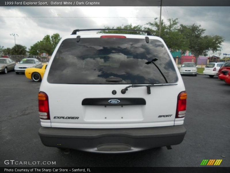Oxford White / Dark Graphite 1999 Ford Explorer Sport