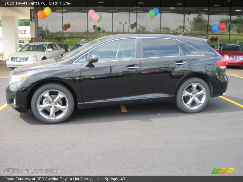 Black / Gray 2010 Toyota Venza V6