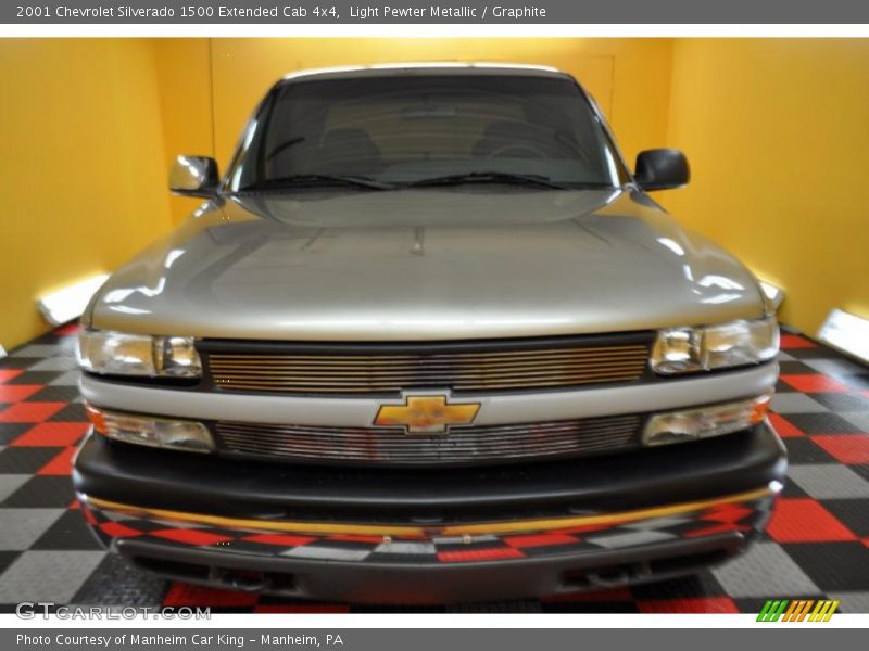 Light Pewter Metallic / Graphite 2001 Chevrolet Silverado 1500 Extended Cab 4x4
